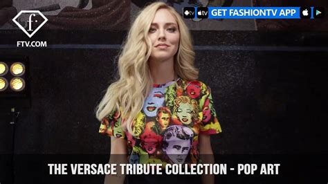 Versace features Chiara Ferragni in The Versace Tribute 